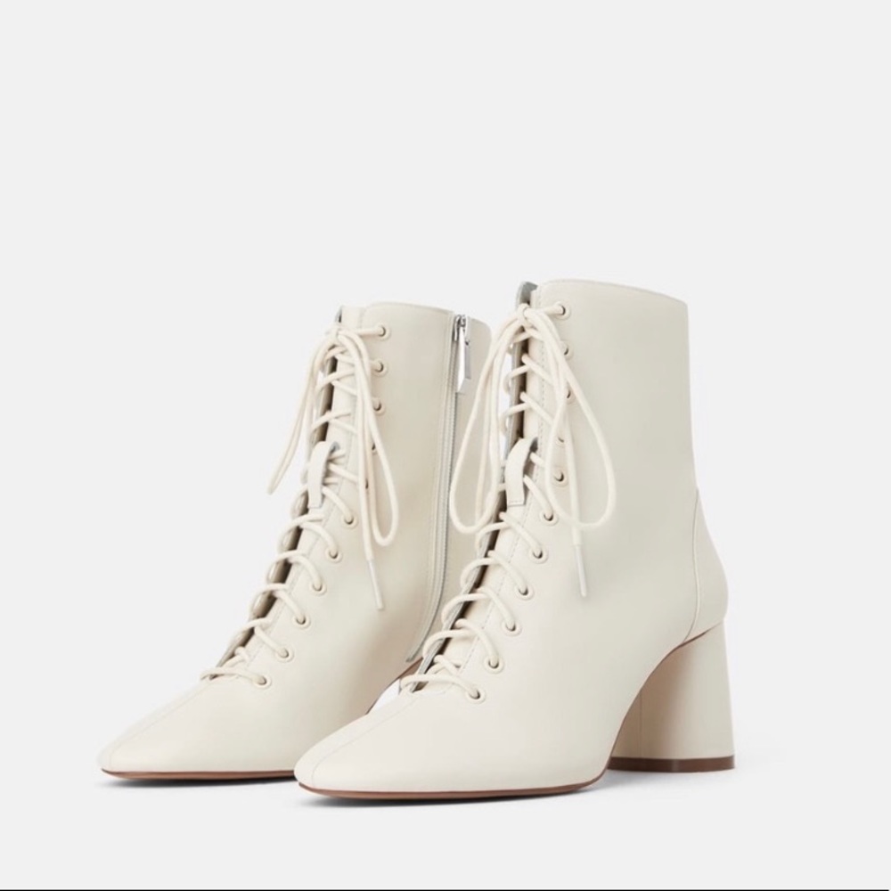 Zara Lace Up Ankle Boots